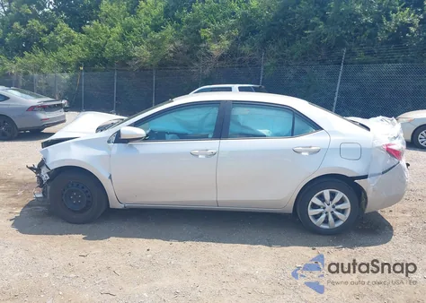 2016 Toyota Corolla Le z USA, uszkodzony, nr VIN 2T1BURHE2GC640289